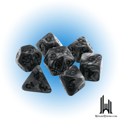 Poly RPG Set - Elessia Shale w/ Black